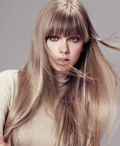 Highlighting on fair-haired hair