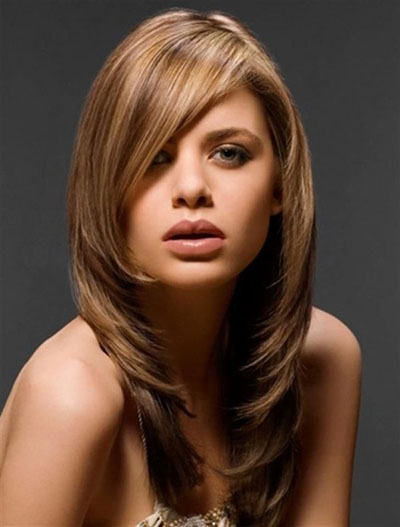 Highlighting on fair-haired hair