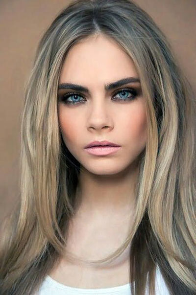 Highlighting on fair-haired hair