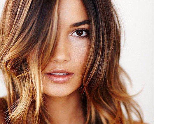 Highlighting on fair-haired hair