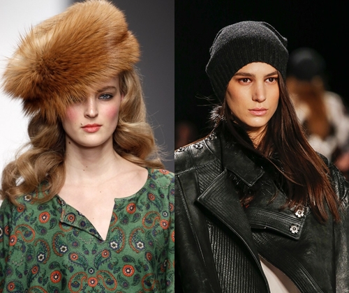 Fashion headwear winter 2014: photos of the most fashionable women's and men's hats 