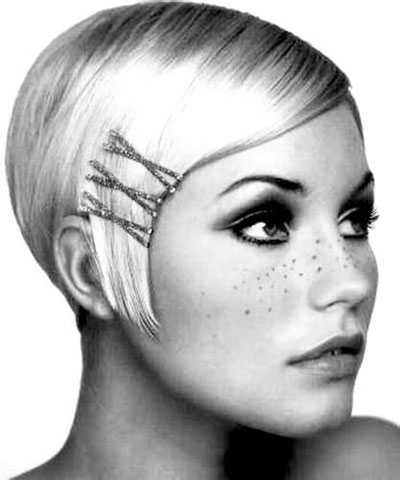 Fashionable bangs in winter 2015