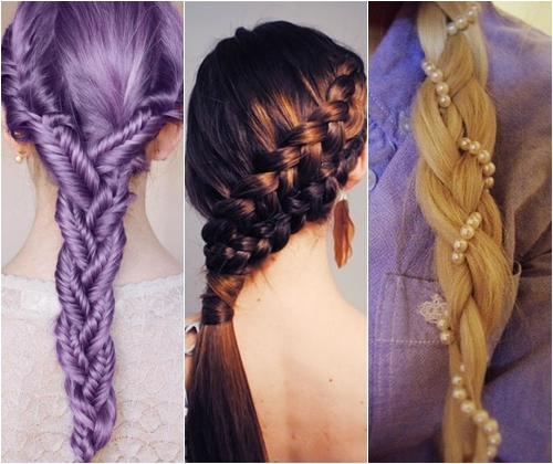 Trendy braids winter 2013