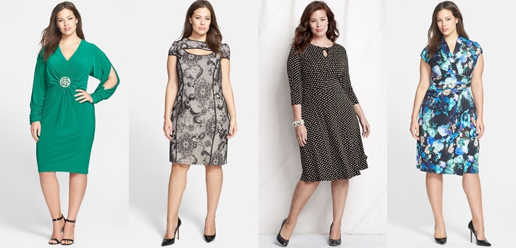 Fashion dresses for full ladies