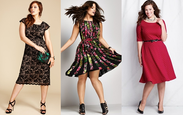 Fashion dresses for full ladies