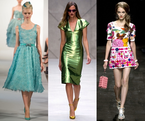  Fashionable dresses spring-summer 2013