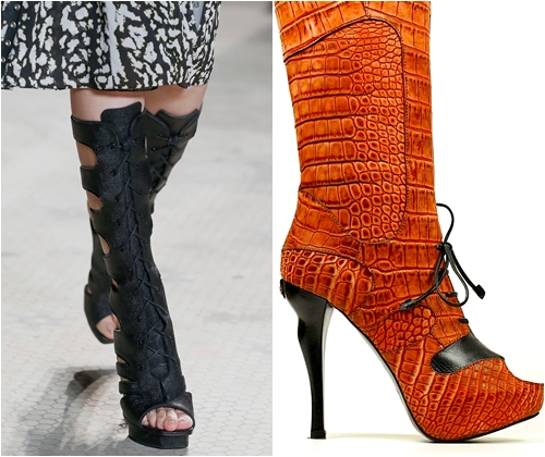 Fashionable boots spring-summer 2013