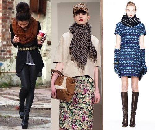 Fashion scarves winter 2013-2014 