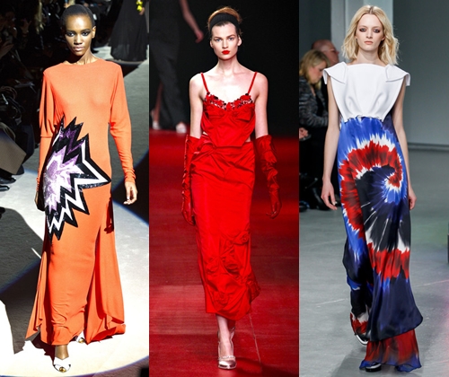 Fashionable evening dresses in winter of 2014: photos of fashionable long and short evening dresses 