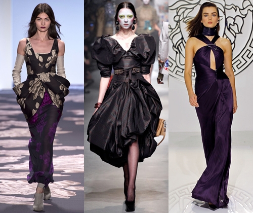 Fashionable evening dresses in winter of 2014: photos of fashionable long and short evening dresses 