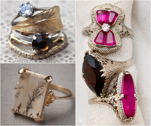 Fashionable rings spring-summer 2013