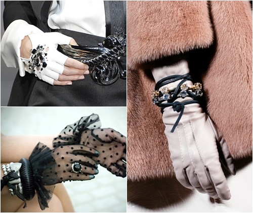 Fashionable gloves spring-summer 2013