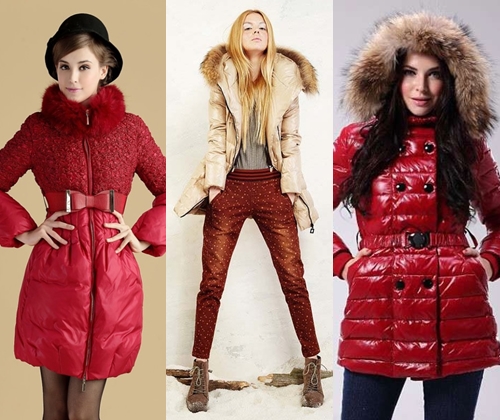 Fashionable women's down jackets winter 2013-2014 (photo): which winter down jackets will be fashionable in 2014