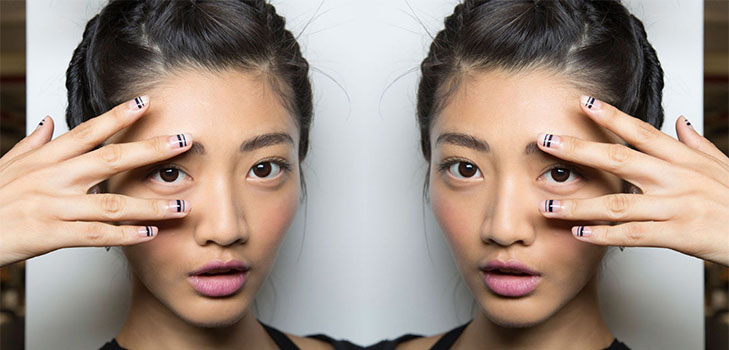 Fashionable duo: two-color manicure as a trend of winter 2016-2017