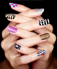 Fashionable spring manicure 2011 Fashionable spring manicure 2011