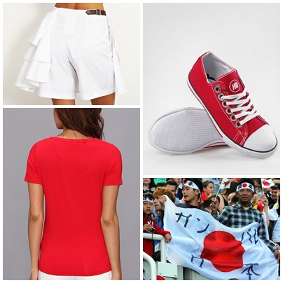Dressed in the style of the World Cup