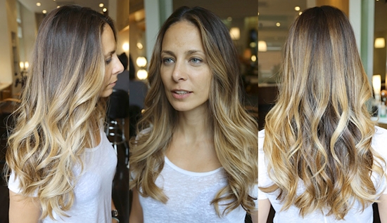 Hair coloring in two colors: before and after photos