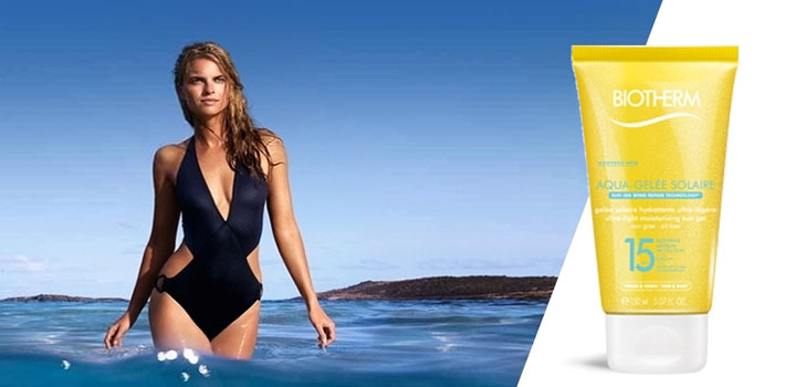 Biotherm Aqua-Gelée Solaire beach line for velvety skin