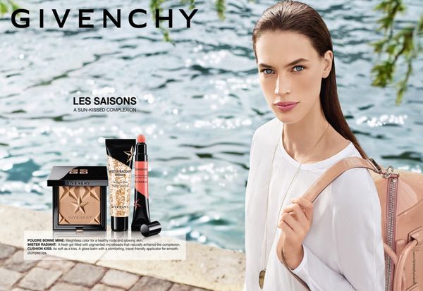 Kiss of the sun: decorative ruler Givenchy Les Saisons 2016