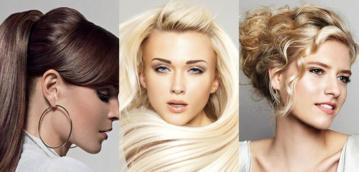 Hairstyles for long hair at home