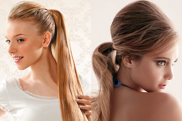 Hairstyles for long hair at home