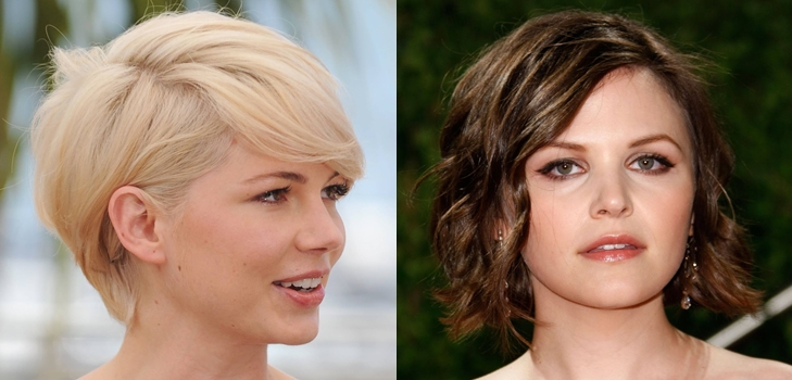 Hairstyles on the prom: short hair