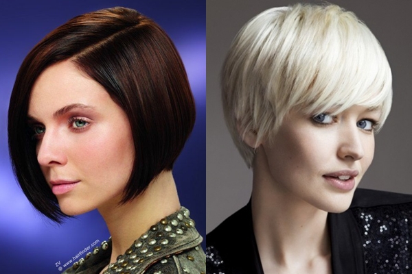 Hairstyles on the prom: short hair