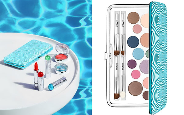 Rose, azure and cream: Clinique + Jonathan Adler 2017 makeup collection