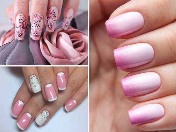 Pink manicure - the current summer trend