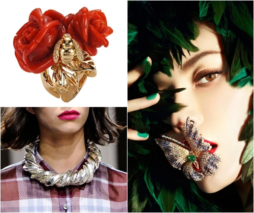 The most fashionable costume jewelry 2013, photo: jewelry, earrings, bracelets