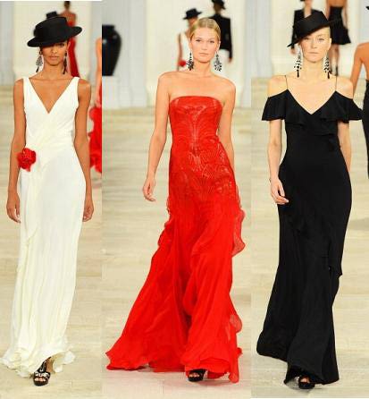 The most fashionable long and short evening dresses spring-summer 2013