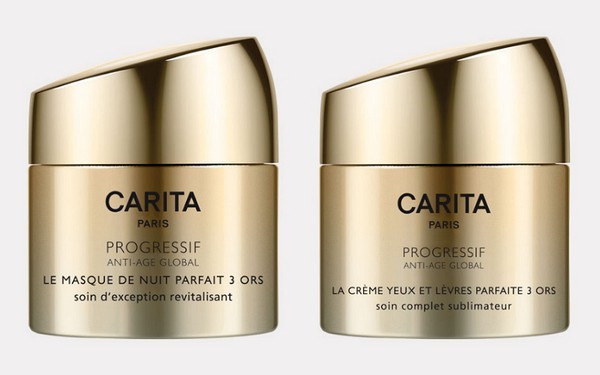 Secrets of youth: anti-aging novelties Carita Trio of Gold