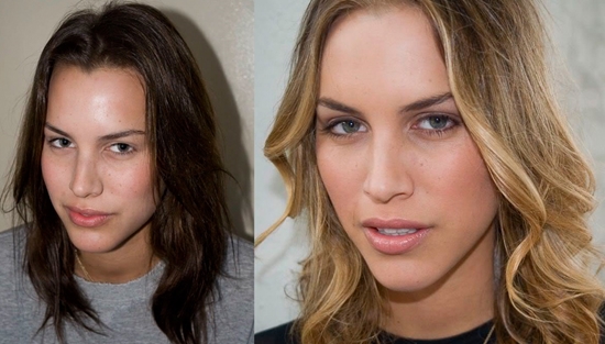 Technique of 3D hair coloring: before and after photos