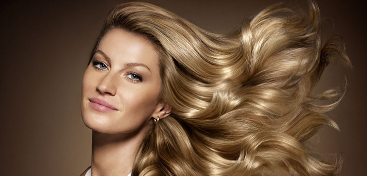 Beautiful styling on medium hair