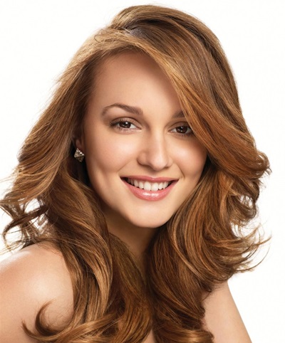 Beautiful styling on medium hair