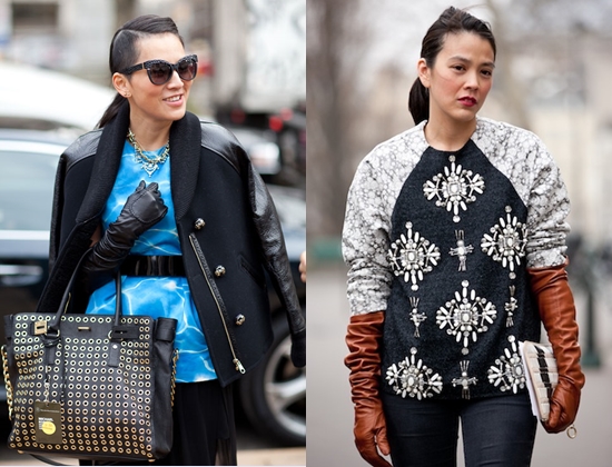 Style lessons: what to wear long gloves with, photo