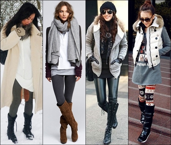 Lessons of style: what to wear leggings in autumn