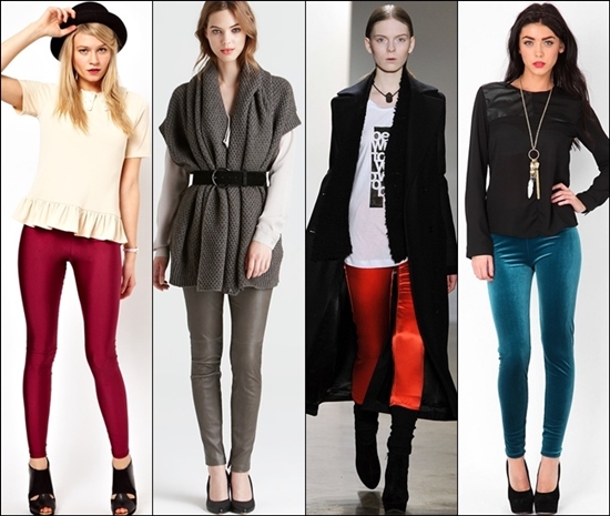Lessons of style: what to wear leggings in autumn