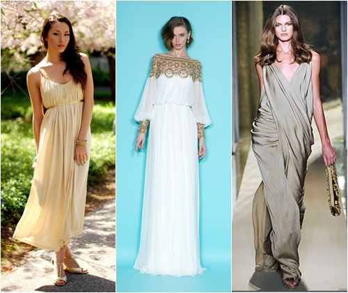 dresses in Greek style 2013