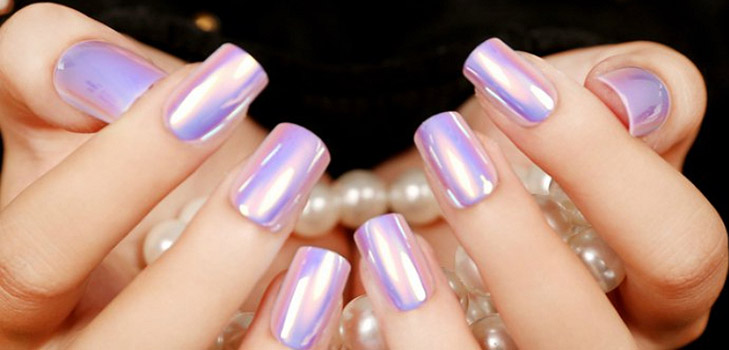 "Mirror" manicure - autumn trend-2016