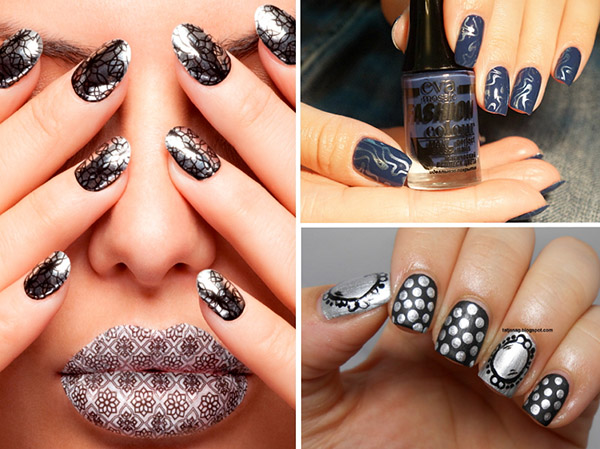 "Mirror" manicure - autumn trend-2016