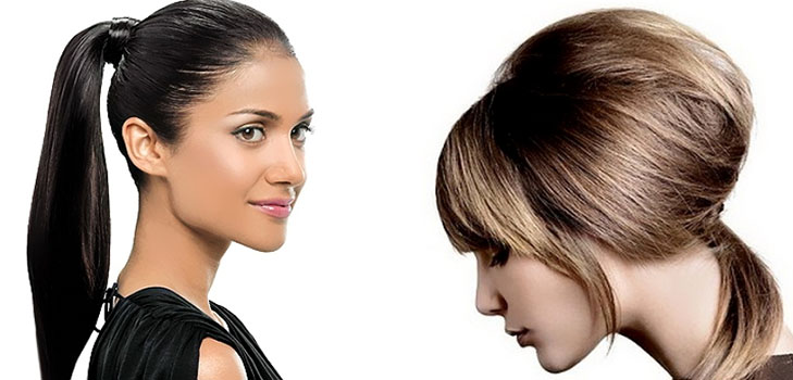 Feminine tail: three topical styling options