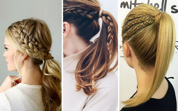 Feminine tail: three topical styling options
