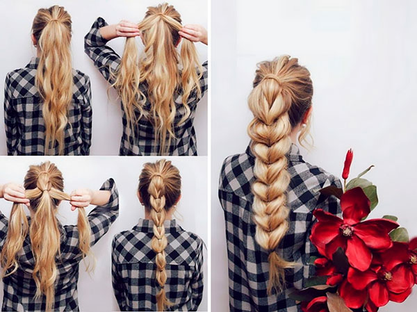 Feminine tail: three topical styling options