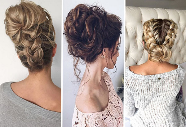Wreaths and braids: feminine hairstyles for the New Year