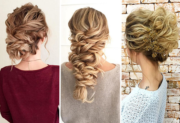 Wreaths and braids: feminine hairstyles for the New Year