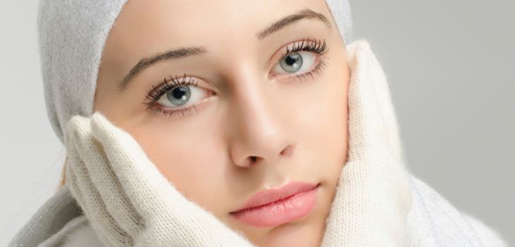 Winter facial treatment