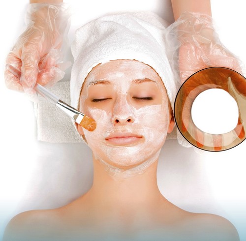 Winter face mask with olive oil
