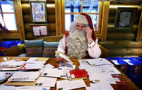 Original letters to Santa Claus from children and adults