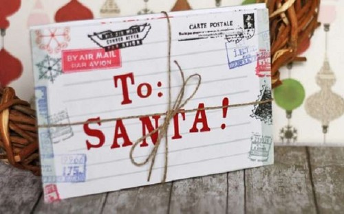 Original letters to Santa Claus from children and adults